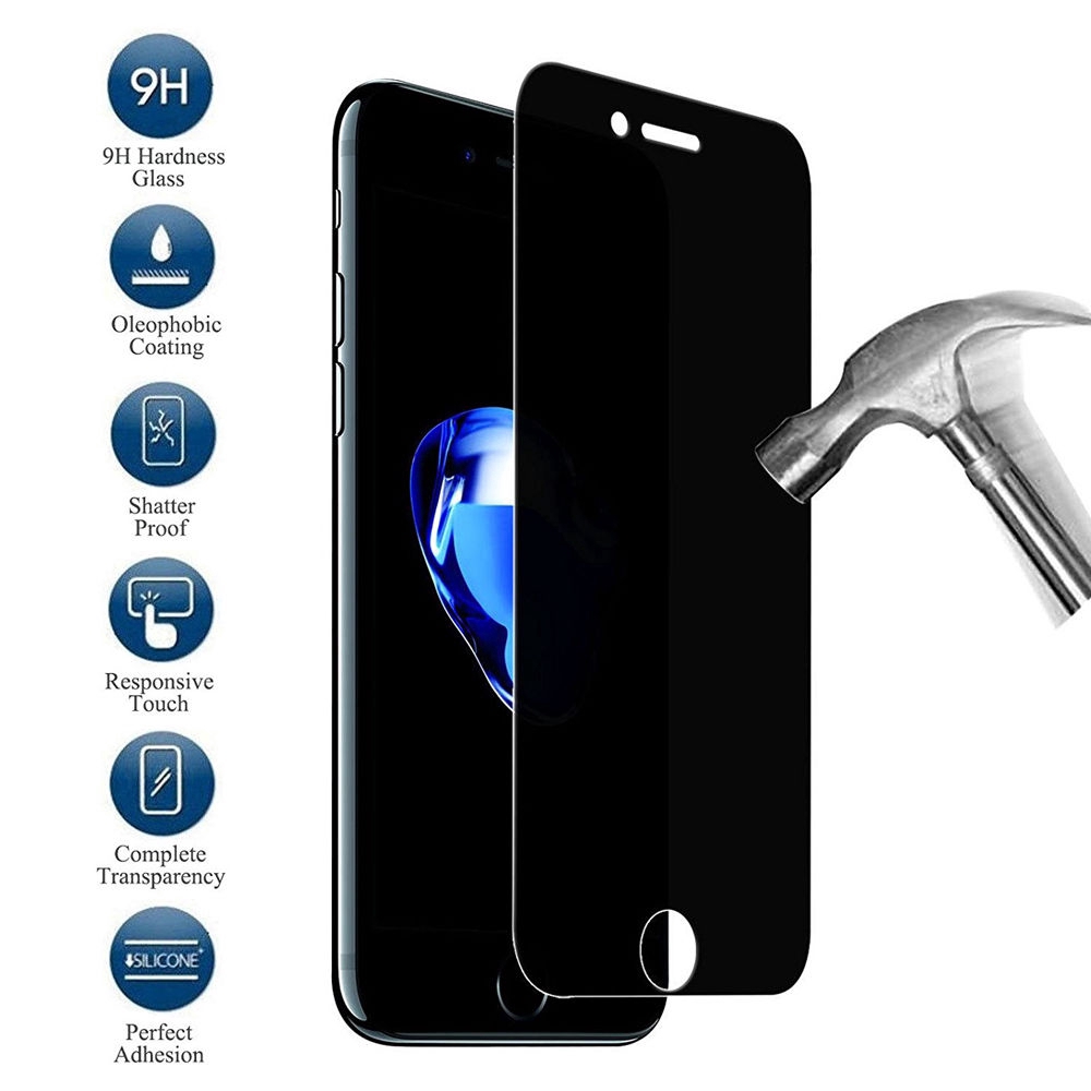 Kính cường lực chống nhin trộm màn hình điện thoại cho  Compatible For iPhone 7 SE 5 6 6S 7 Plus