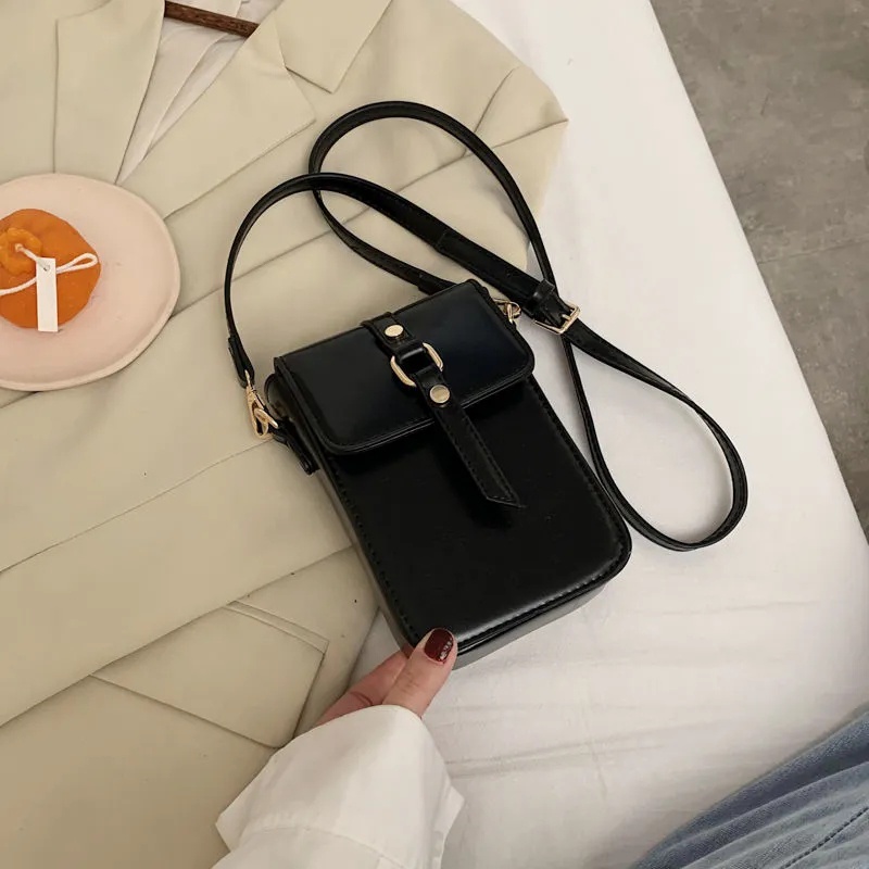 Túi Đeo Vai mini Bằng Da Phong Cách Cổ Điển Thời Trang Cho Nữ bp115