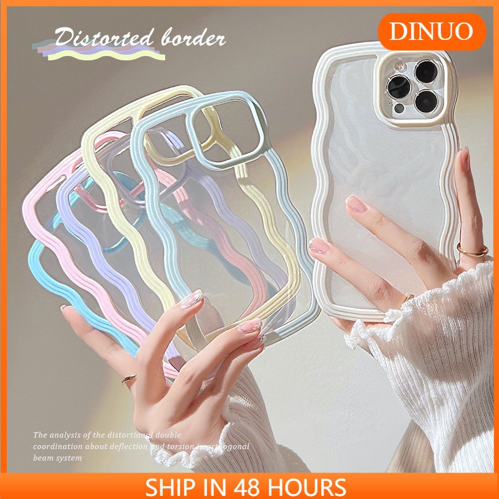 Ốp Lưng Iphone Ốp Điện Thoại Họa Tiết Gợn Sóng Cho Iphone13Pro Max Iphone 12 11/Promax/X/Xs/13/Pro/Max Dinuo Case - Iii/Tx