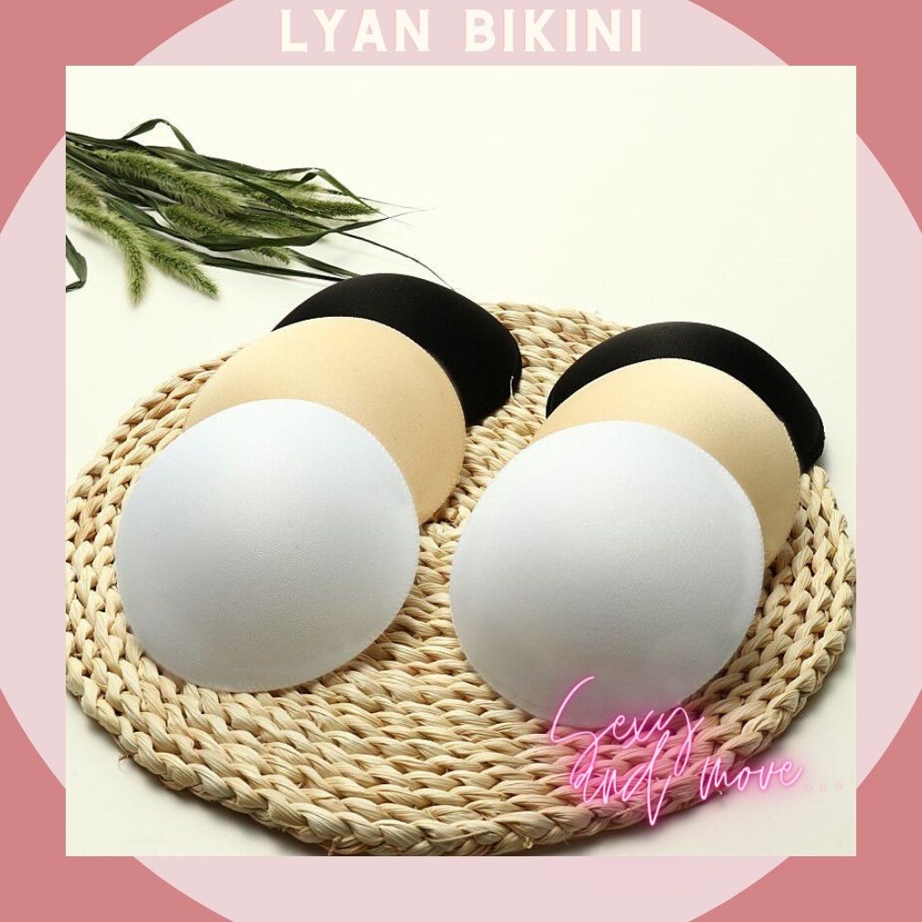Miếng độn ngực hình tròn, mút lót trong bikini váy áo bra LYAN BIKINI M01