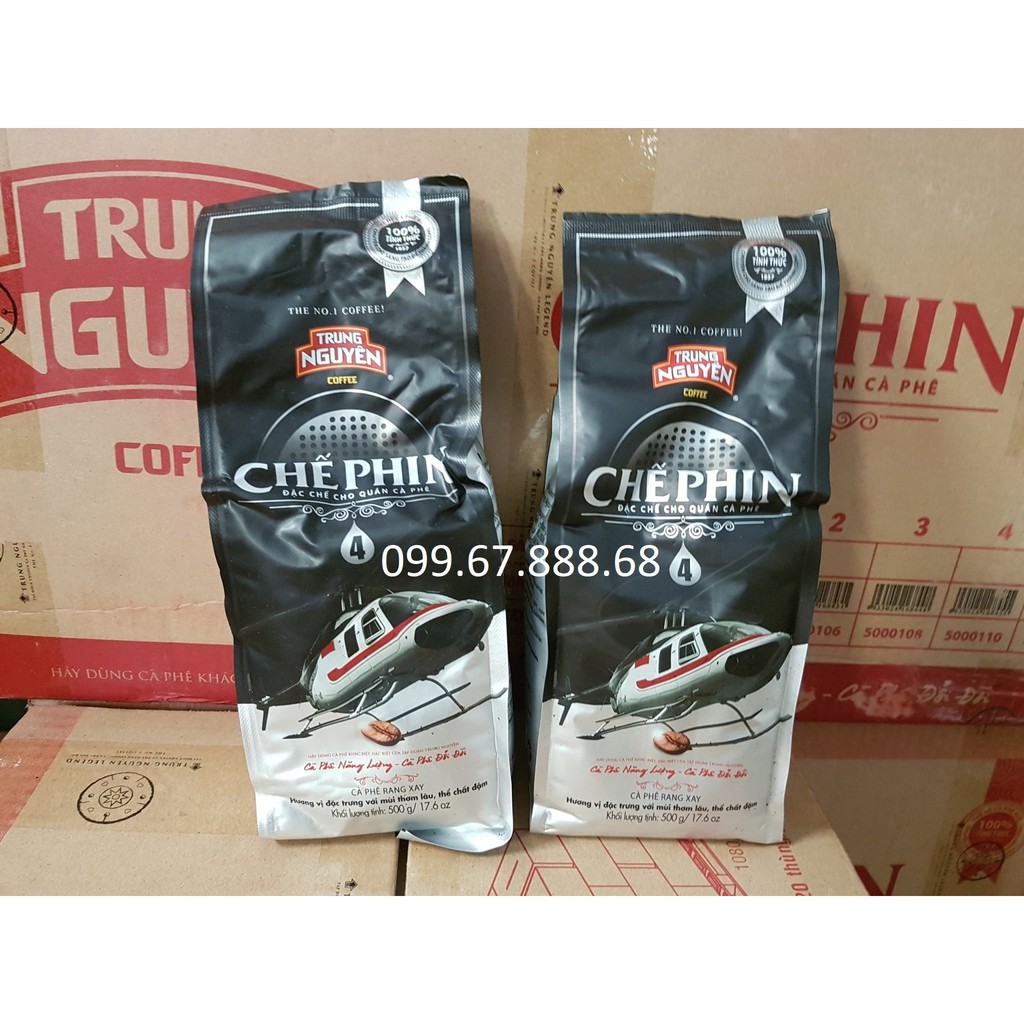 Cà phê Chế Phin 4_ Trung Nguyên loại gói 500g