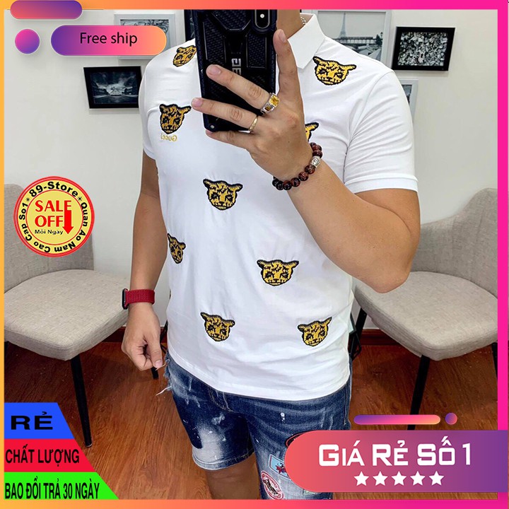 Áo Thun Nam Tay Ngắn Có Cổ Cao Cấp Thích Hợp Moi Lứa Tuổi Cam Kết Về Chất Lượng 🌟GIÁ RẺ NHẤT🌟