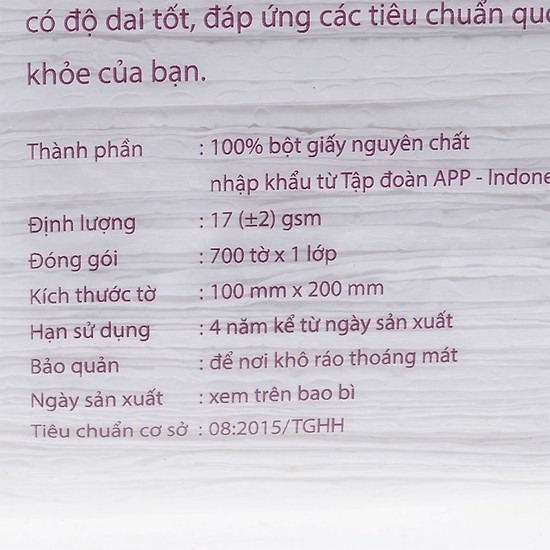 Khăn giấy đa năng Toply 700 tờ
