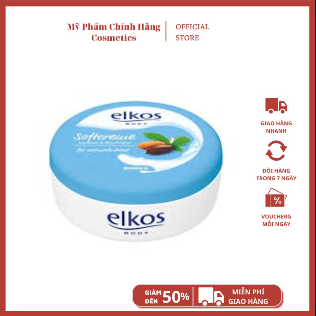 KEM DƯỠNG THỂ Trắng Da Elkos 250 Chuẩn Đức