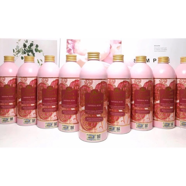 Sữa Tắm Nước Hoa Tesori hương hoa hồng