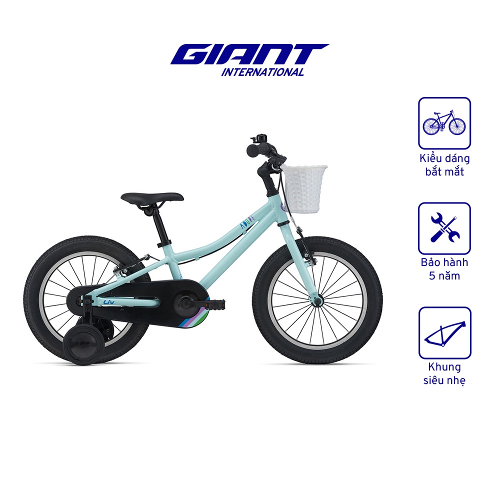 [FREESHIP] Xe Đạp Trẻ Em GIANT Youth LIV Adore F/W 16 – Bánh 16 Inches – 2022 cho bé gái 4-7 tuổi cao 1 mét- 1m20