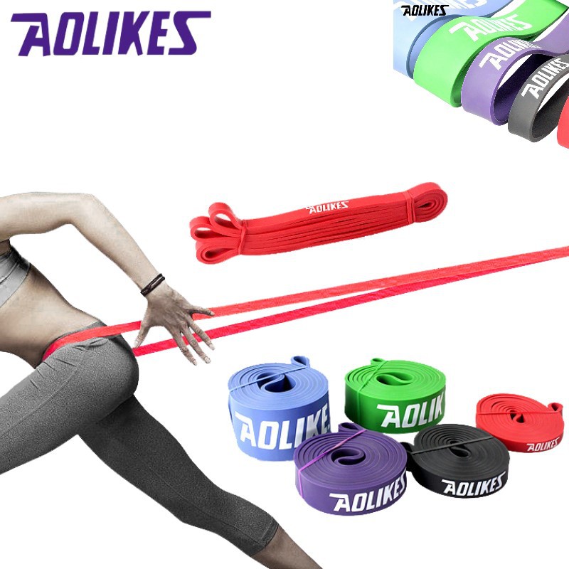 Dây kháng lực Power band Aolikes Al 3602 bán sỉ, bộ dây kháng lực đa năng hỗ trợ tập luyện chuyên gym chính hãng