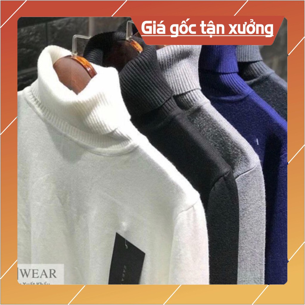 Áo len nam cổ lọ .Chất len mềm mịn GIÁ THẤP