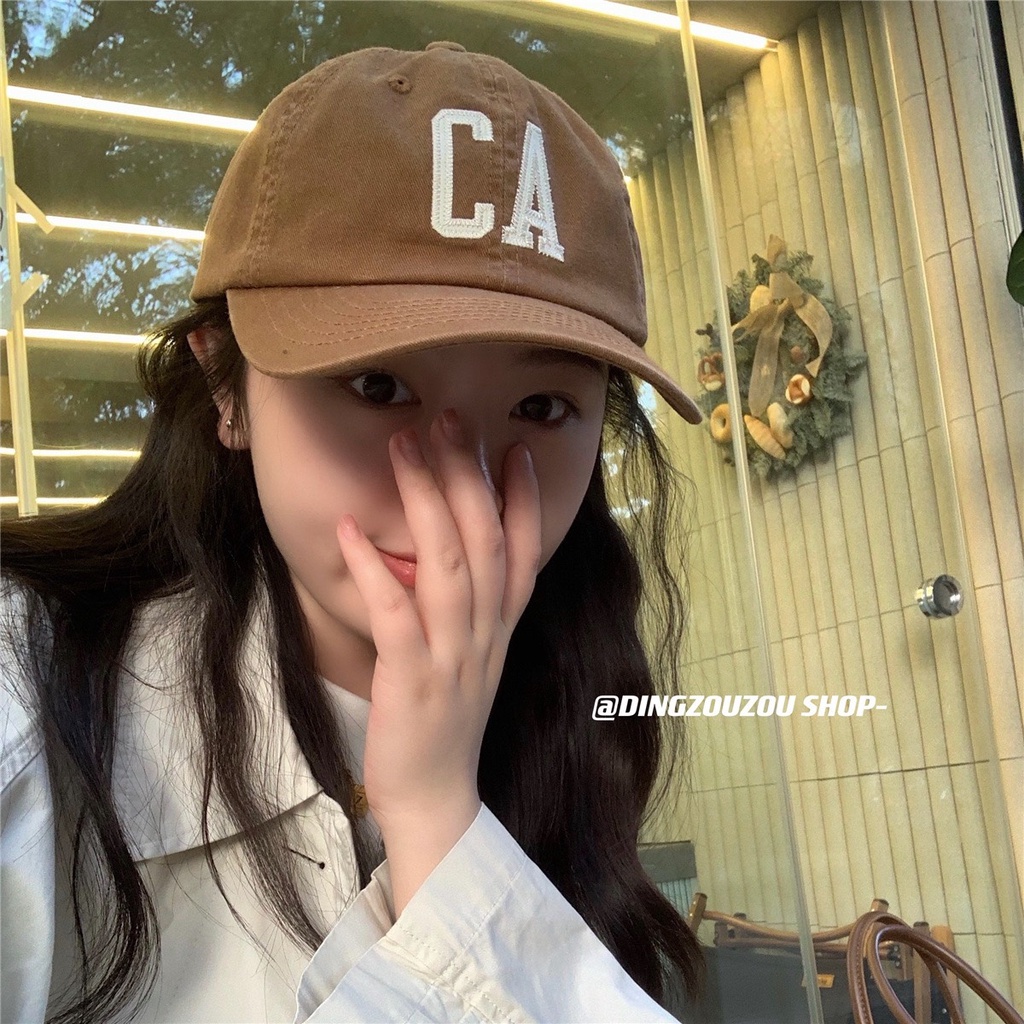 Mũ Lưỡi Trai Nón Kết Nhung Cao Cấp Thêu Chữ Ca 482 Phong Cách Ulzzang Form Unisex Nam Nữ - Hazo