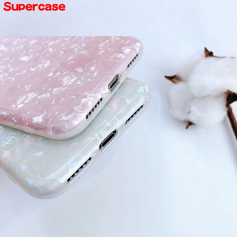 For Xiaomi Mi 10 Pro 9 8 SE Lite Redmi K30 Pro Note 7 Case Glitter Dream Shell Pattern Soft Cover