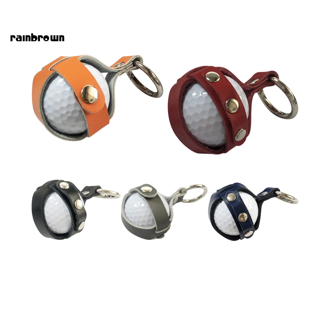 / Rb / Túi Đựng Bóng Golf Bằng Da Mộc Mạc Chống Ẩm