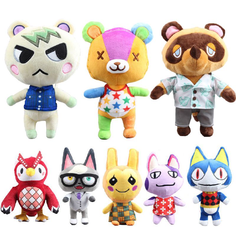 30cm Cute Animal Crossing Plush Toy Stitches Bob Marshal Celeste Stuffed Dolls