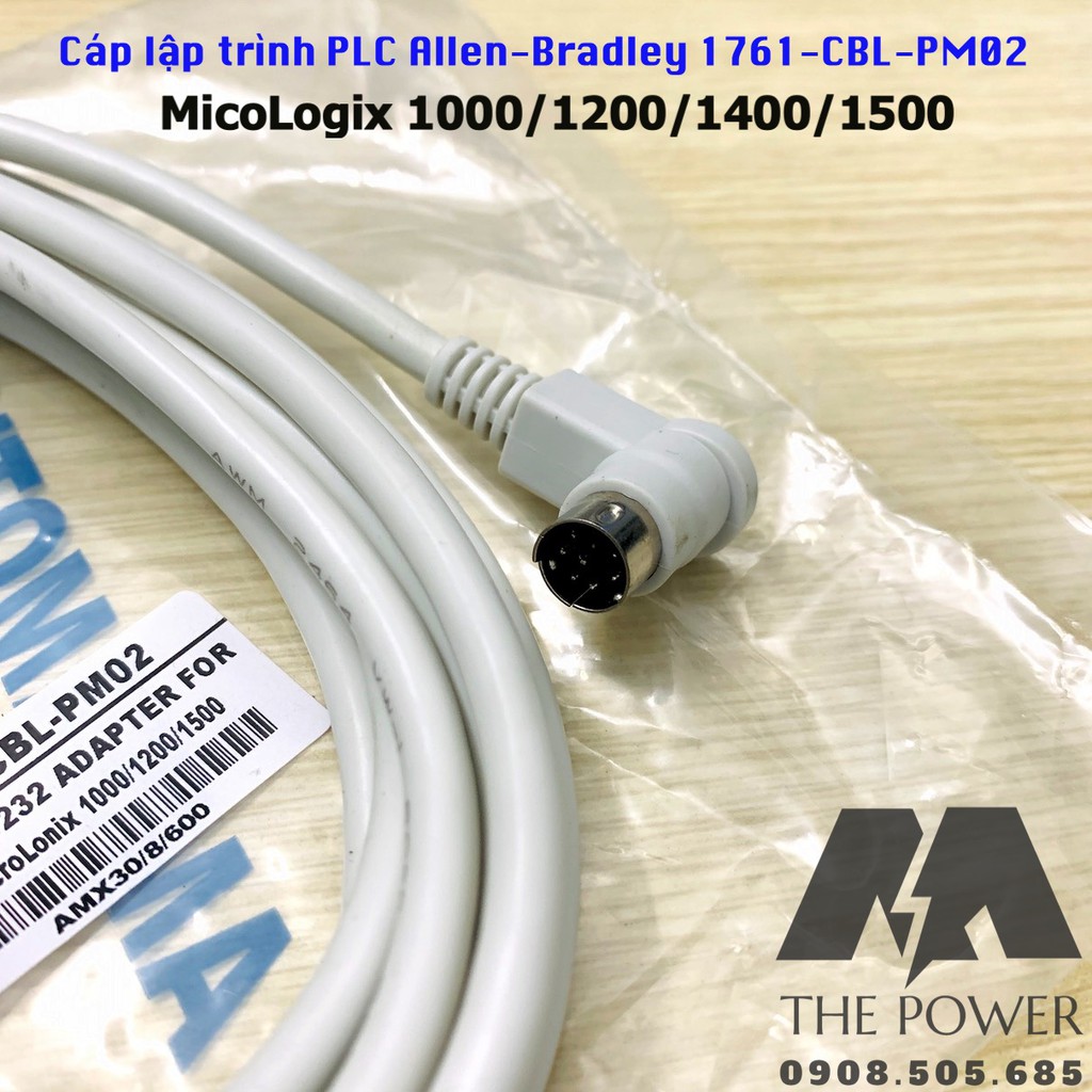 Cáp lập trình PLC Allen-Bradley 1761-CBL-PM02 dài 3M MicroLogix 1000, 1200, 1400, 1500