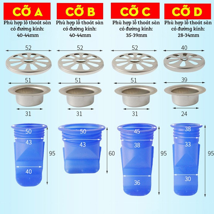Bộ Chặn Mùi Hôi Thối Cống Bồn Cầu Toilet - AZ Store