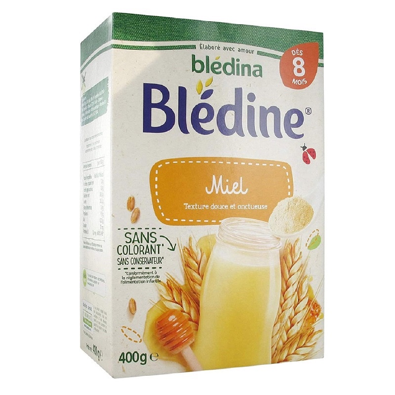 Bột pha sữa Bledine 8M+ vị mật ong - bột lắc sữa Bledina