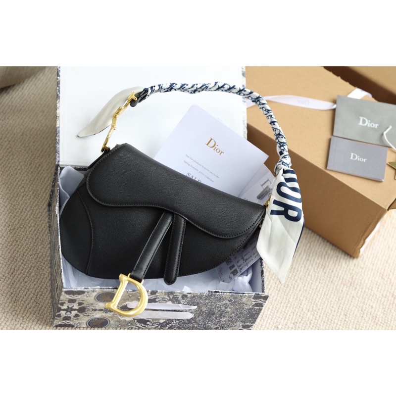Túi dior yên ngựa chuẩn SUP size 24 Full 2 box