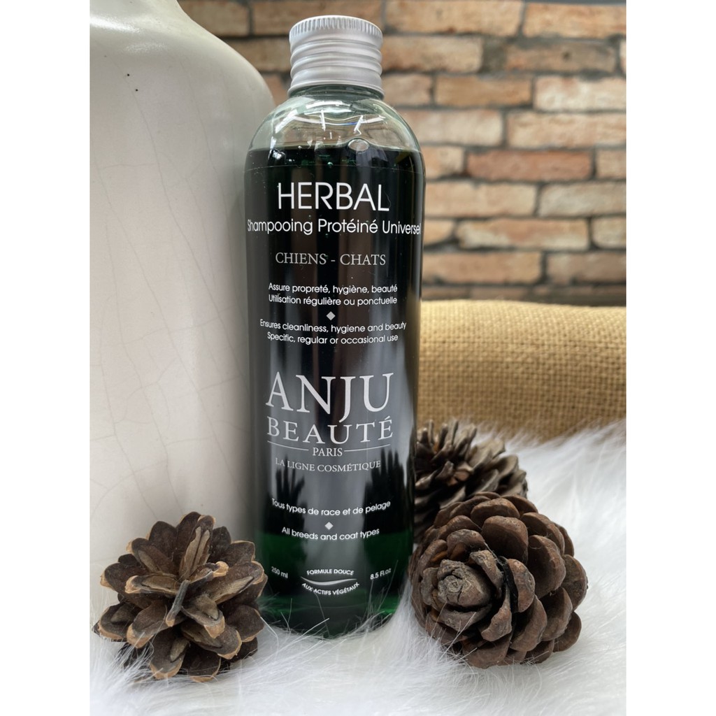 Dầu gội sữa tắm cao cấp dành thú cưng Anju Beaute - HERBAL cho chó mèo (thảo dược thiên nhiên)