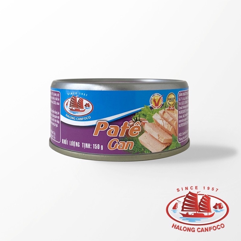 Pate gan Hạ Long Canfoco hộp 150gr