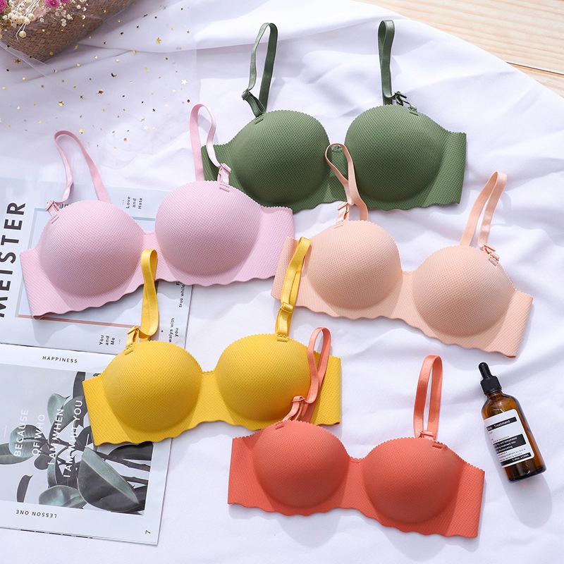 Áo Ngực Nữ Tạo Khe Nâng Ngực - Áo Lót Không Gọng Mút Bàn Tay 4 Nấc Cài TOPBRA AL7