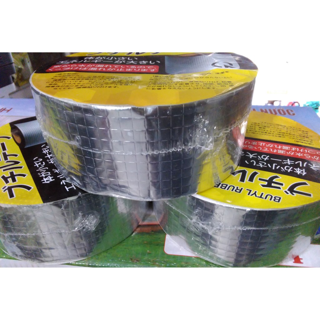 Băng Keo Chống Dột Mái Tôn, Chống Thấm Nước Trần Nhà Nhật Bản Bản Rộng 5cm Giá Rẻ Npp.