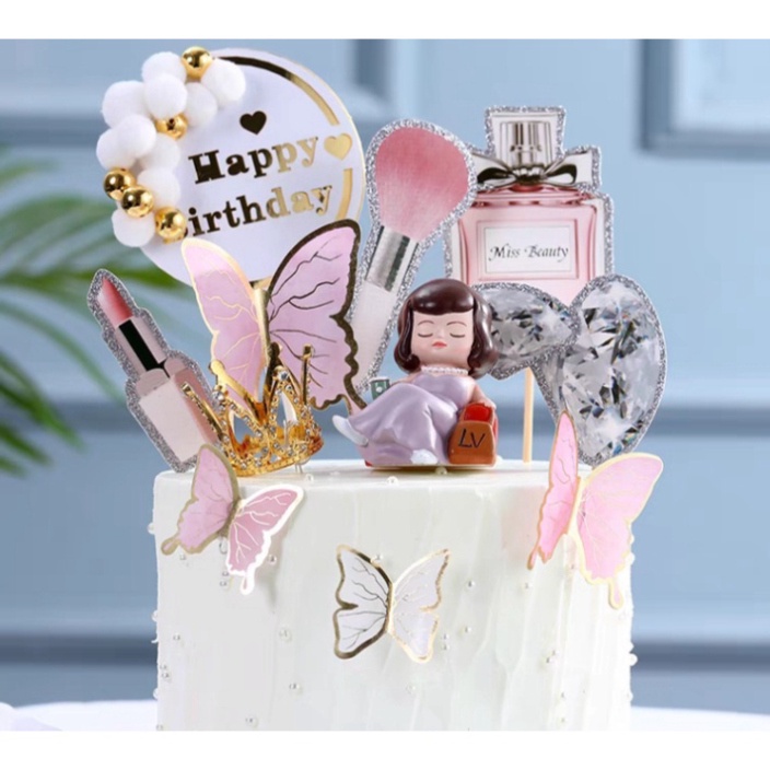 phụ kiện trang trí bánh kem [FREESHIP] tượng quý ông quý bà gangnam style