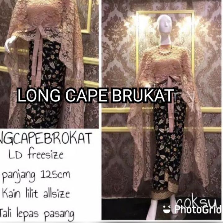 Hàng Có Sẵn Bộ Áo Choàng Dài B0VOQ LILIT KEBAYA BRUKAT Đầm BATIK Dài Dự Tiệc KEBAYA 40 Te | BigBuy360 - bigbuy360.vn