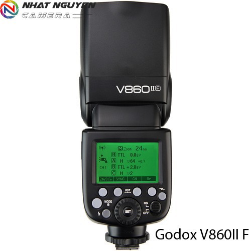 Đèn Flash Godox V860II Cho Fujifilm (Kèm pin và sạc) - Flash Canon Godox V860 Fujifilm II