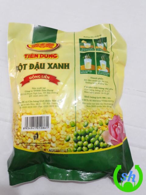 Bột đậu xanh pha uống liền