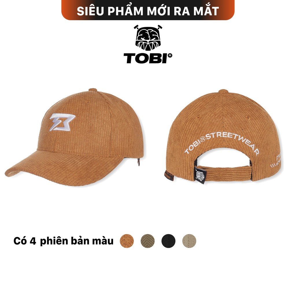 Nón TB Capcong Unisex chính hãng local brand TOBI - vải Coudury/ Kaki xịn