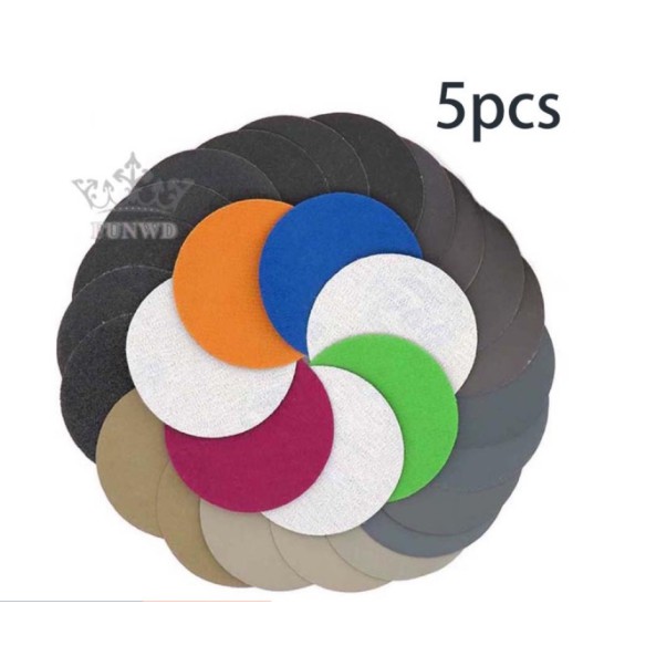 Bộ 5 tờ nhám đĩa 5 inches