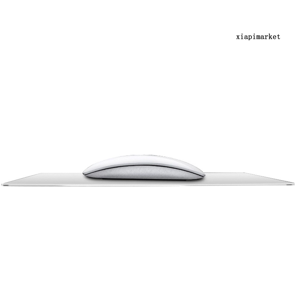 LOP_Slim Sleek Anti-Slip Aluminum Alloy Computer Gaming Mouse Pad Mat Mice Mousepad