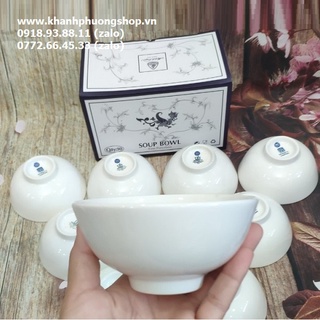 chén sứ trắng Minh Long - chén sứ trắng minh long