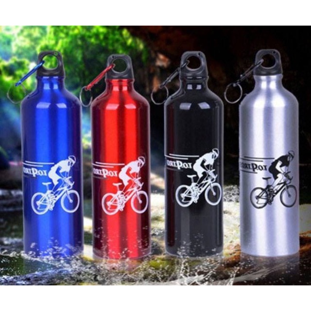 Bình nước xe đạp nhôm Sport POT