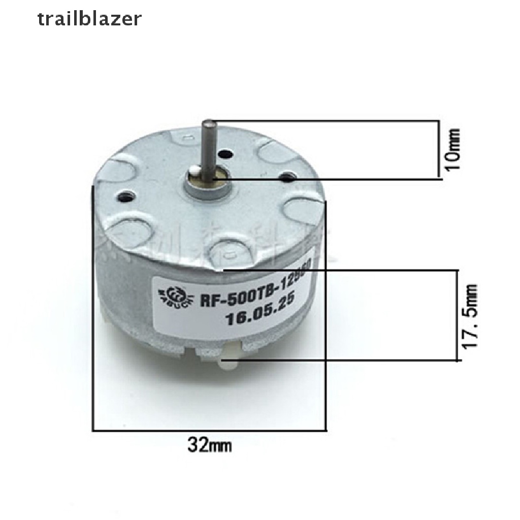 1pc Động Cơ Phun DC 1.5V 6V 12V 4600RPM 32mm Mabuchi RF500TB-12560