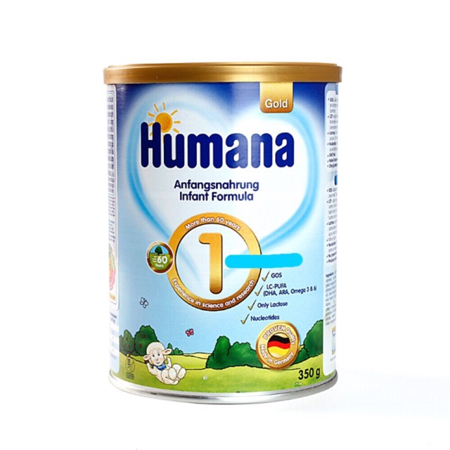 Sữa Humana Gold số 1 - xuất xứ Đức- loại 800gr