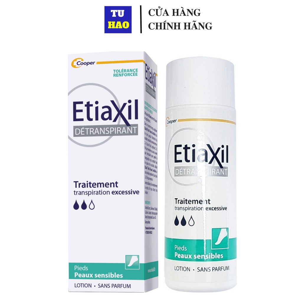 Khử mùi Etiaxil giảm mồ hôi chân dành cho da nhạy cảm 100ML