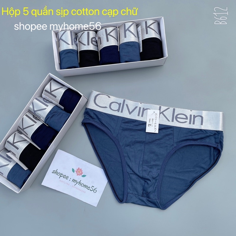 HỘP 5 QUẦN SỊP CẠP TO COTTON