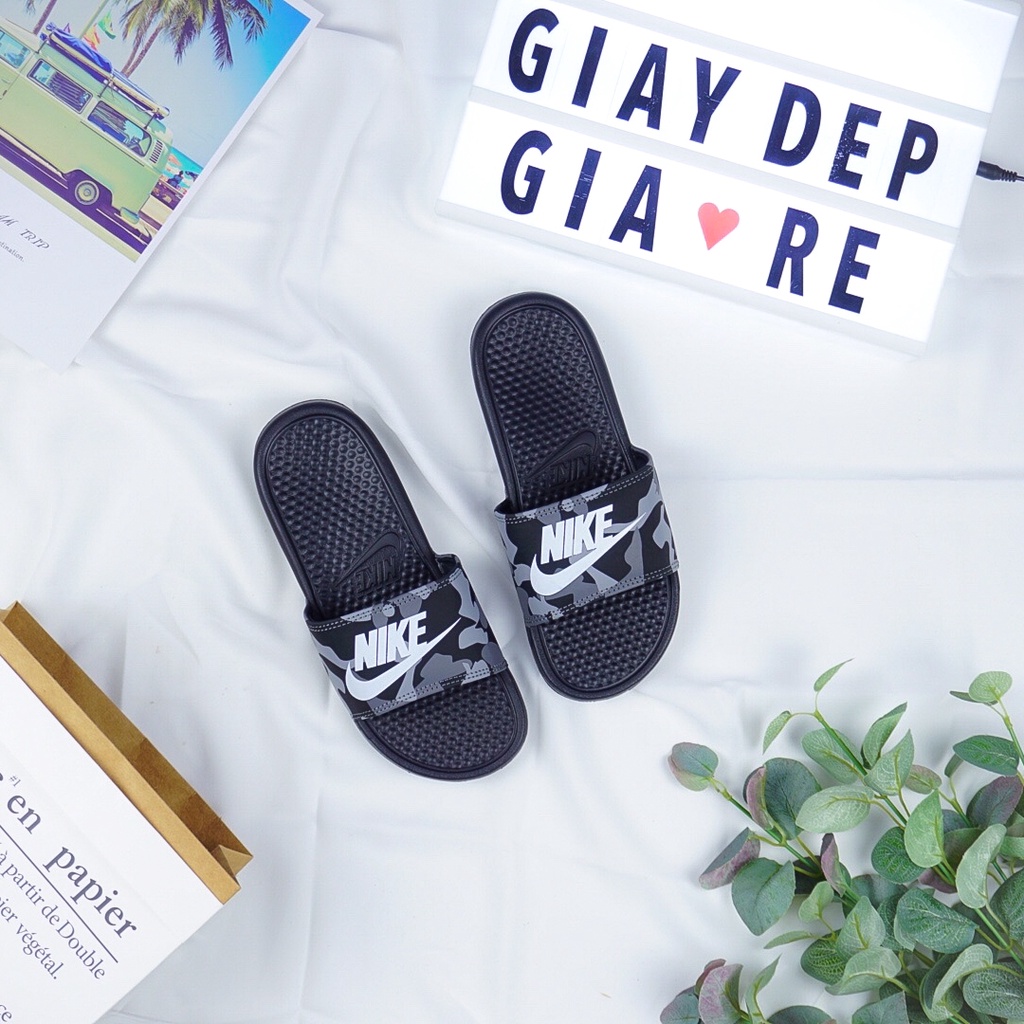 MUA 1 TẶNG 1 - Dép nike quai ngang nam nữ siêu nhẹ siêu êm