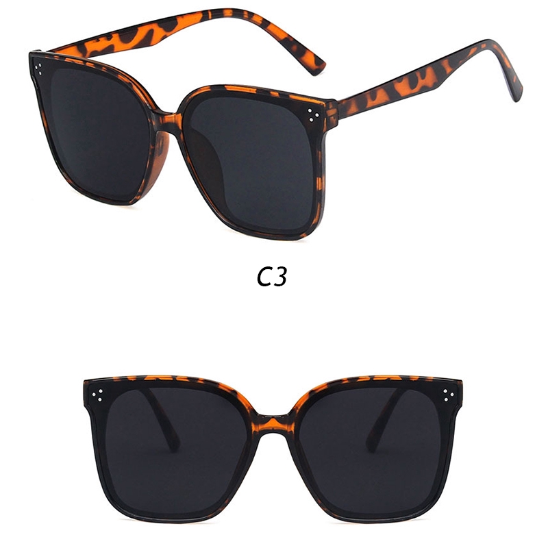 Kính Râm Gọng Lớn Chống Tia UV Phong Cách Cổ Điển Hàn Quốc Dành Cho Nam Và Nữ