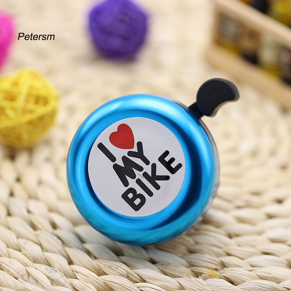Chuông Xe Đạp In Chữ I Love My Bike Dễ Thương