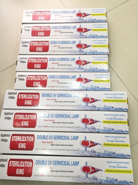 Đèn UV Đủ Size Diệt Tảo Diệt Khuẩn Cho Bể Cá Sterilization King (Hàng Công Ty)