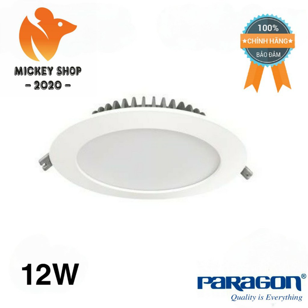 [ BH 24T ] Đèn LED Paragon Downlight Âm Trần (PRDYY Series) - 5W/ 7W/ 9W/ 12W/ 20W - Hàng Chính Hãng