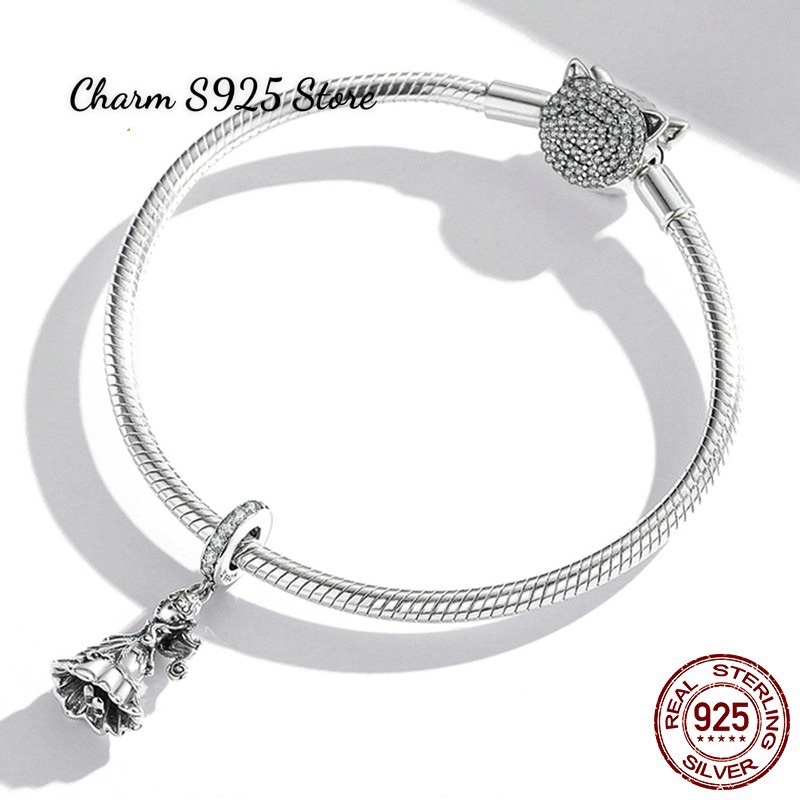 CHARM TREO CÔNG CHÚA TUYẾT BẠC S925 CHÍNH HÃNG