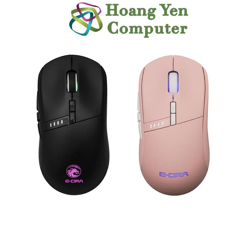 Chuột Gaming Không Dây E-Dra EM620W Wireless 2.4Ghz 5000DPI - BH 24 Tháng - Hoàng Yến Computer