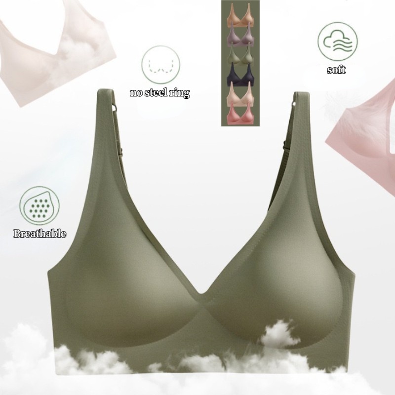 Áo Ngực Thể Thao Không Gọng Không Đường May Dễ Thương Cho Nữ