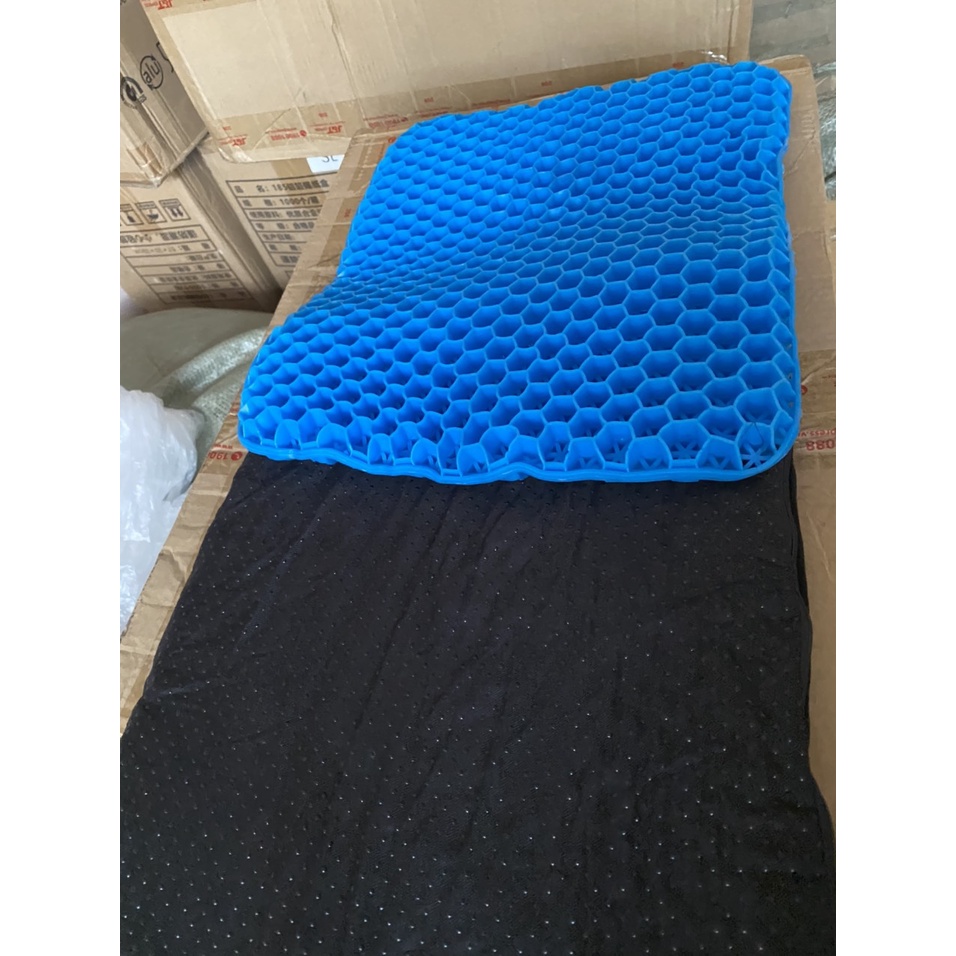 Đệm Ngồi silicon , Nệm Gel Thoáng Khí Lót Ghế,Ô Tô ,Văn phòng, Tập yoga Bảo Vệ Cột Sống ,Chống Đau Mỏi Tặng Kèm Túi Bọc