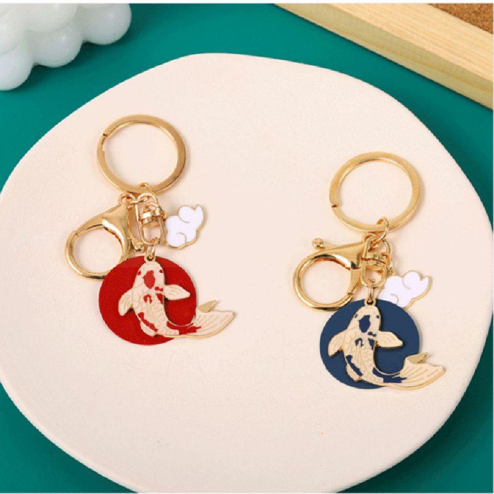 Móc Khóa Hình Cá Koi May Mắn Phong Cách Nhật Bản