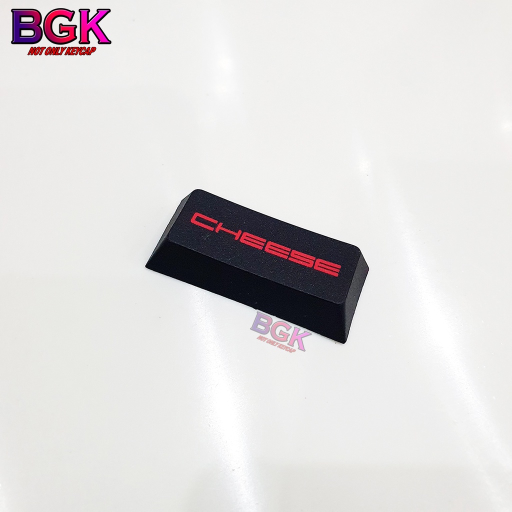 Keycap Lẻ Nút Phím Cơ Enter 2.25U Cheese Màu Đỏ Đen Cherry Profile PBT dye sub