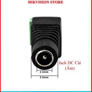 [COMBO 100C] jack DC, jack camera loại vặn vít túi đực cái, DC dương, DC âm