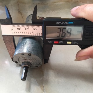 [100% răng kim loại] Motor giảm tốc 12V - 24V DC 70-140 vòng/phút